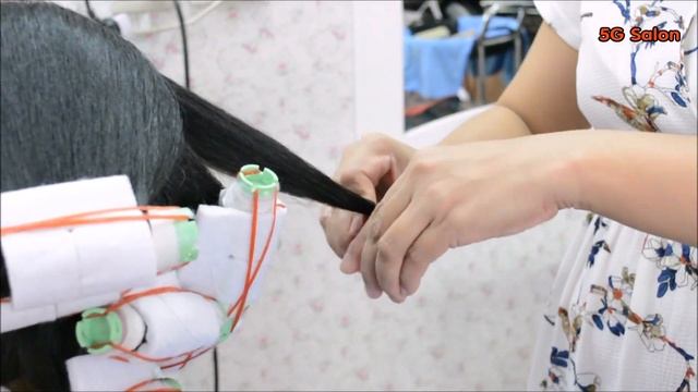 5G Salon รีวิวขั้นตอนยืดผม ยืดวอลลุ่ม 23S How to permanently volume straighten hair смотреть онлайн