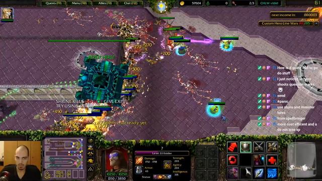 Warcraft 3 | Custom Hero Line Wars 1.61d | OP BUILD | NECK IN NECK смотреть онлайн