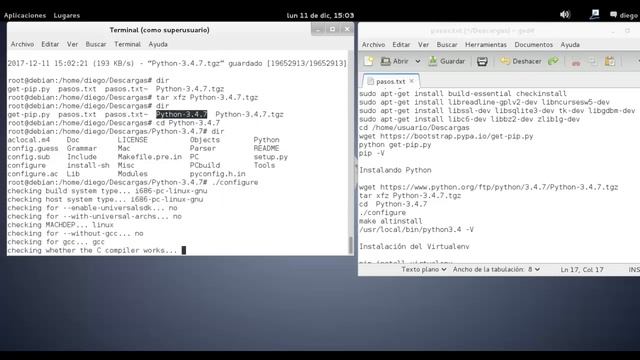 Parte 2 - Instalar Python en Debian Wheezy смотреть онлайн