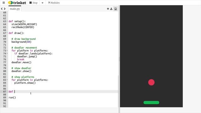 Doodle Jump clone смотреть онлайн