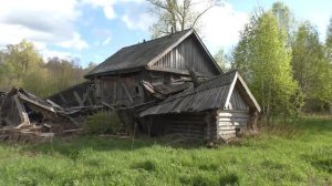 Деревня детства. Дед Миша и кошка Белка. Деревня с добродушными жителями. В глубинке России.