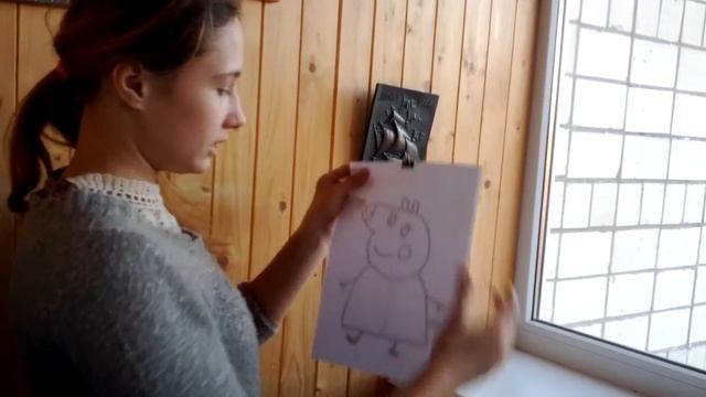 Как научиться рисовать маму свинку из мультика Свинка Пеппа .УЧИМСЯ РИСОВАТЬ. смотреть онлайн