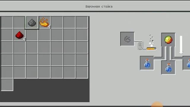 как легко и просто сделать зелье огнестойкости с подробным обьянением в МАЙНКРАФТ!!