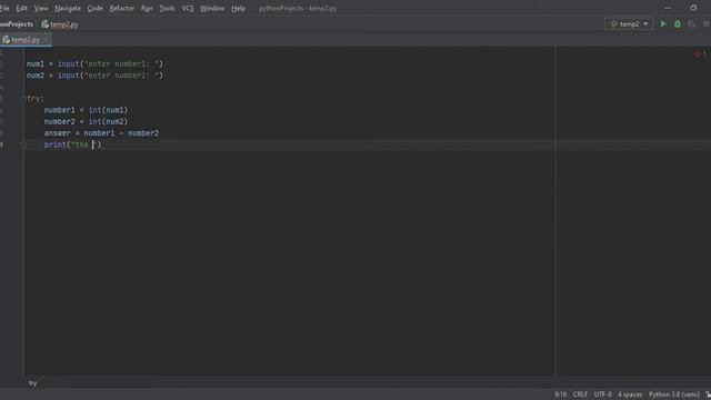 how to subtract two numbers in python смотреть онлайн