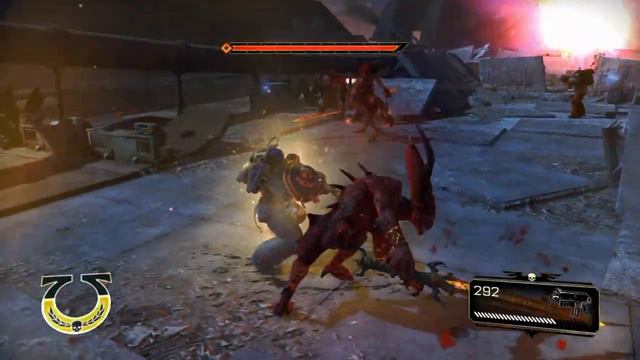 Blood Ravens & Ultra Marines VS Chaos Demons - Warhammer 40k: Space Marine смотреть онлайн