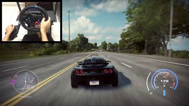 NFS HEAT Test Drive & Speed New Car ( Lotus Exige S )- LOGITECH G29 gameplay смотреть онлайн