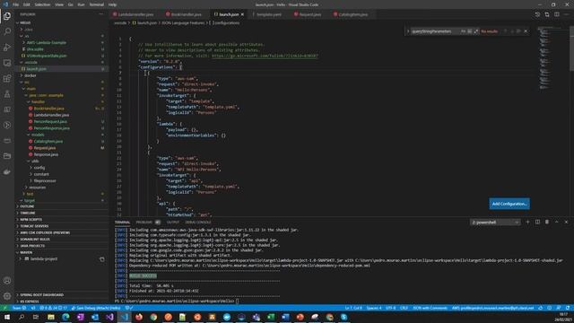 How can you debug local your Lambda function created in Java using Visual Studio and SAM смотреть онлайн