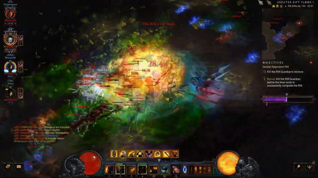 [Diablo 3] Season 27 GR150 4man West #1 [2:23] w/ LoD Bazooka #NoPowerBTW смотреть онлайн