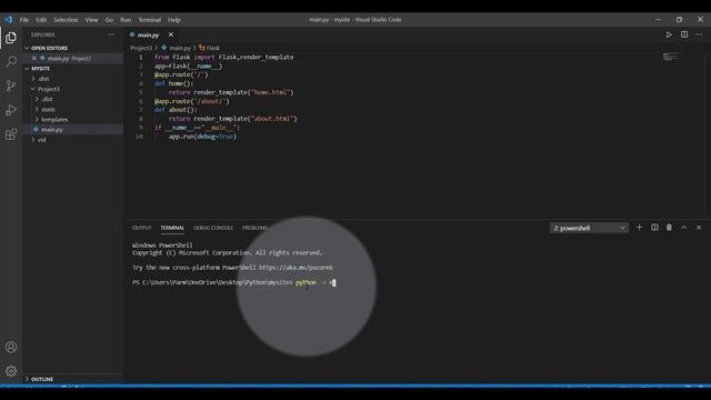 Creating the Python Virtual Environment Flask Python смотреть онлайн