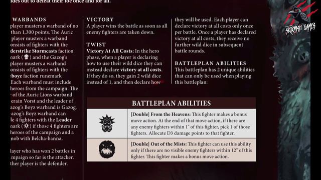 WARCRY DOMINION FIGHTER CARDS & CAMPAIGN - FREE Kruleboyz & Stormcast Cards, Abilities & Game Rules смотреть онлайн