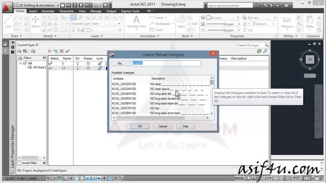 AutoCAD Essential Training 50 Creating New Layer смотреть онлайн