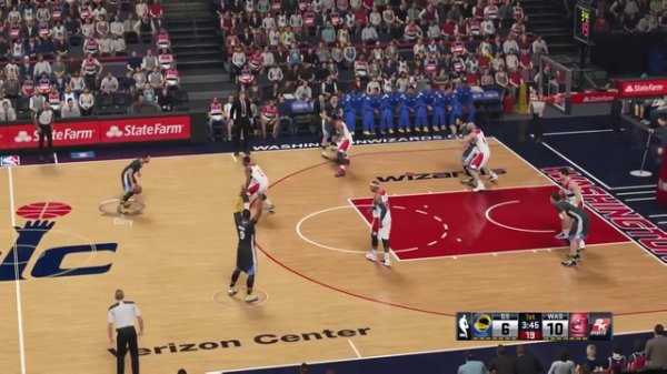 NBA 2K15 - HD Gameplay Warriors vs Wizards (PS4)