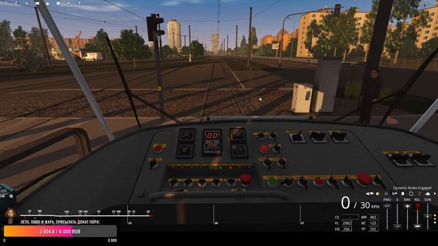 Trainz Railroad Simulator 2019 Чапаево (трамвайный маршрут) смотреть онлайн