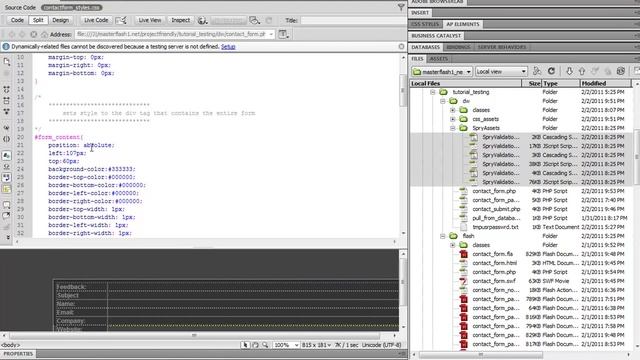 Dreamweaver Contact Form using PHP and MYSQL, learn dreamweaver, dreamweaver tutorial смотреть онлайн