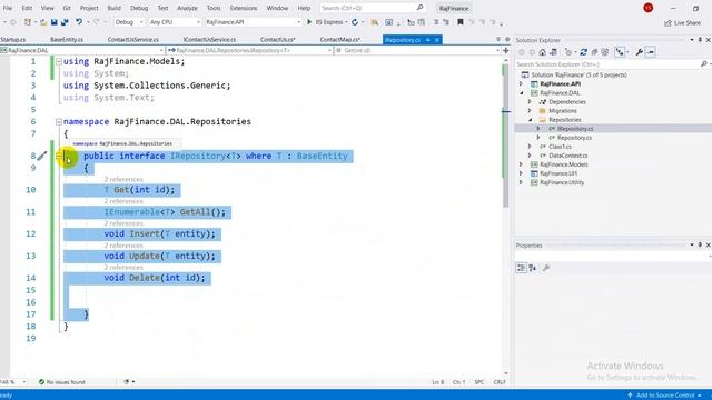 Onion Architecture in asp.net core api | Hindi смотреть онлайн