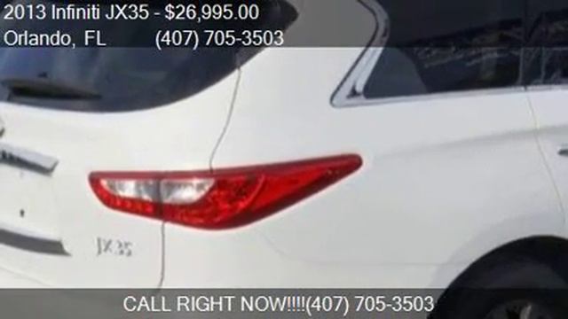 2013 Infiniti JX35 Base AWD 4dr SUV for sale in Orlando, FL смотреть онлайн