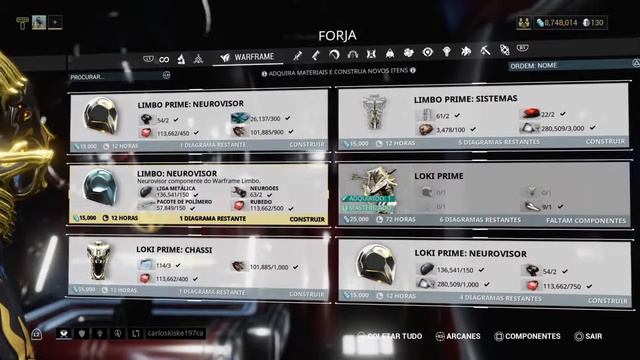 #Warframe®*Teorema Limbo(Como fazer-lo). смотреть онлайн