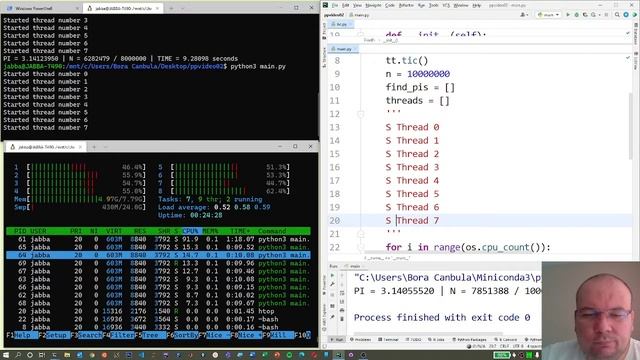 Parallel Programming with Python 03: Estimating the value of Pi with Monte Carlo Simulation смотреть онлайн