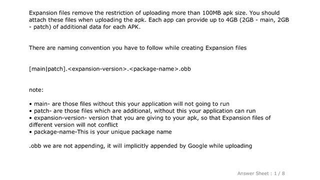 Android : Steps to create APK expansion file смотреть онлайн