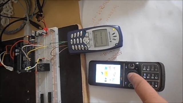 Arduino hacked ericsson mobile phone GSM remote control смотреть онлайн