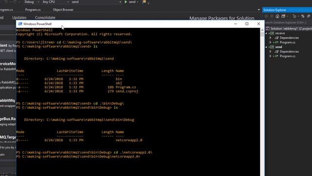 RabbitMQ Hello World смотреть онлайн