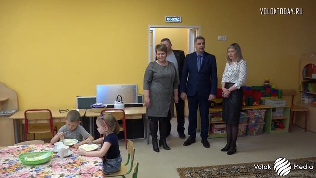 Открытие детского сада после капитального ремонта в селе Осташево смотреть онлайн