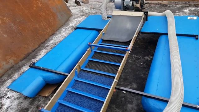 Мини драга на понтонах с верхним эжектором смотреть онлайн