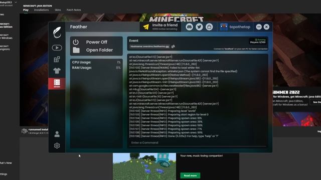 How To Make A FREE MINECRAFT SERVER Using Feather Client смотреть онлайн