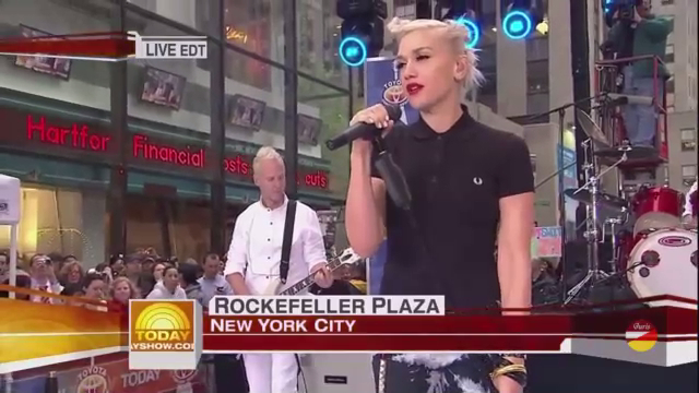 No Doubt «Don't Speak» Live Rockefeller Plaza New York 2009 смотреть онлайн