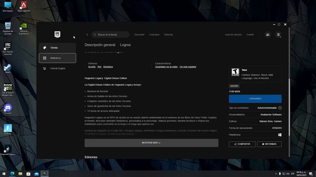 Hogwarts Legacy Game Crash EPIC GAMES смотреть онлайн