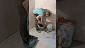 Ремонт бухтящей стяжки составом MasterEmaco A640