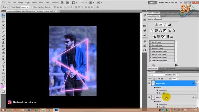 Cara Keren Edit Neon Glowing Effect : Adobe Photoshop CS2, CS3, CS4, CS5, CS6, dan CC смотреть онлайн