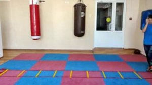 Работа на координационной лестнице в боксе/кикбоксинге. Часть 1. Разминка.