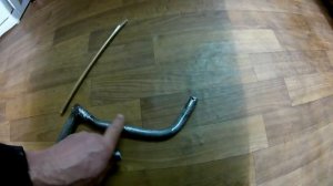 Советский ледобур - замена замка и ручек.