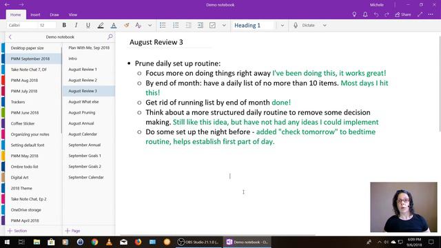 Plan With Me, September 2018, OneNote for Windows 10 смотреть онлайн