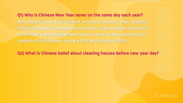 English Class 10 | Chapter 2 | Chinese New Year | Book Exercise 2.1 | Internal Questions | tutoria смотреть онлайн