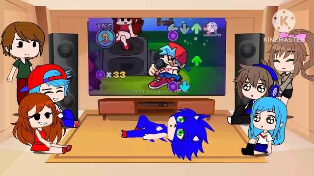 Fnf react to The Super Funkin Galaxy mod! (Gacha club) смотреть онлайн