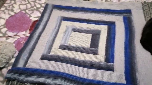 Итоги по СП Свяжи со мной не только плед. Плед из Софти , Палас крючком С2С и плед Бумеранг вяжу. смотреть онлайн
