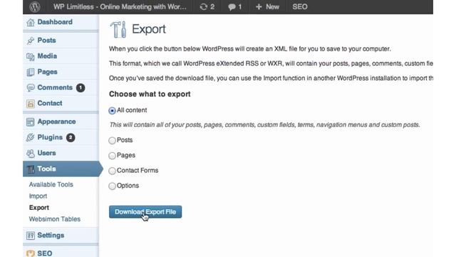 Backup WordPress Posts and Pages in less than 30 seconds смотреть онлайн