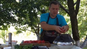 ЧАХОХБИЛИ в АФГАНСКОМ казане | Как приготовить НАСТОЯЩИЙ грузинский ЧАХОХБИЛИ