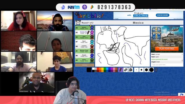 SKRIBBLE WITH BASSI ft @AnubhavSinghBassi@TandonAmit @kaneezsurka007 @EastIndiaComedy смотреть онлайн