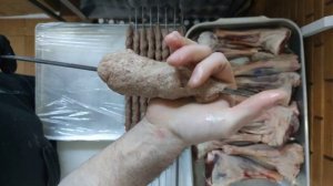 Люля кебаб.Как правильно нанизывать на шампур чтоб не отвалилась #люля из говядины #блюда на мангал