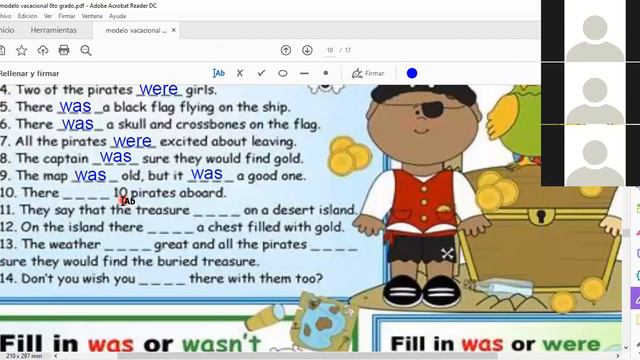 5th and 6th grade PAST SIMPLE OF THE VERB TO BE смотреть онлайн