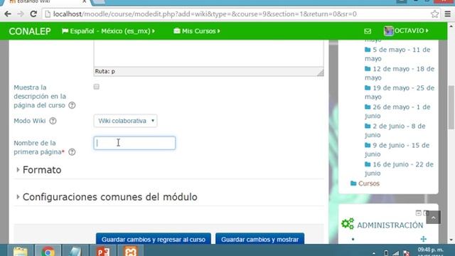 Como hacer una Wiki en moodle смотреть онлайн