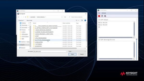 How to get started with Python Programming in IC-CAP