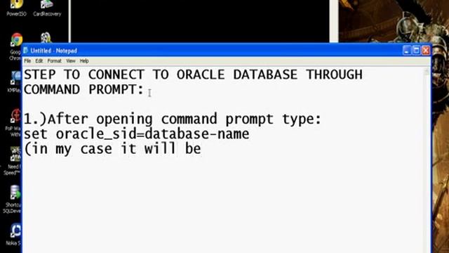 Oracle tutorial 03: Connecting to oracle database through command prompt.mp4 смотреть онлайн