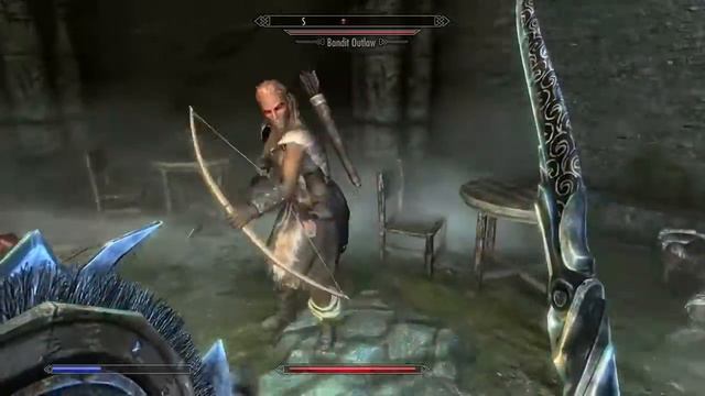 Skyrim - Brutal Slow-Mo Stab смотреть онлайн