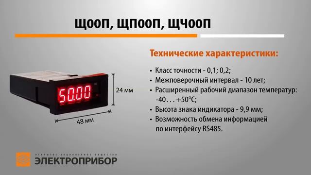 Приборы серии Щ, ЩП, ЩЧ