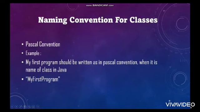 3rd tutorial, Naming conventions for classes and functions in java. смотреть онлайн
