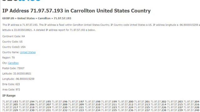 IP Address In United States Country - GEOIP.US смотреть онлайн